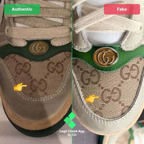 fake gucci trainers vs real|are gucci shoes real real.